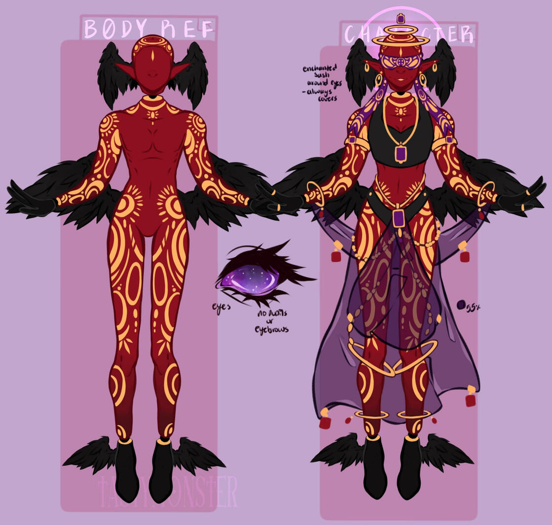 aurea, worshiped demon deity [OC] | 2023