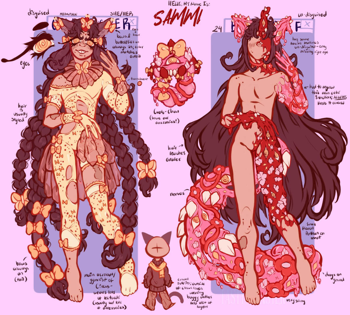 sammi, mignyan [OC, closed species] | 2024