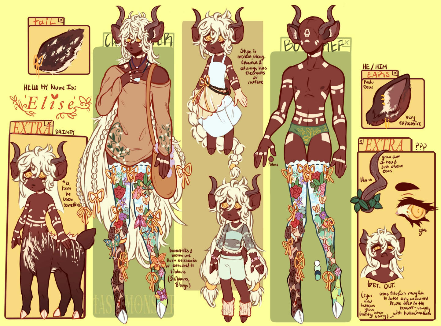 elise, regular dainty [OC, closed species] | 2024